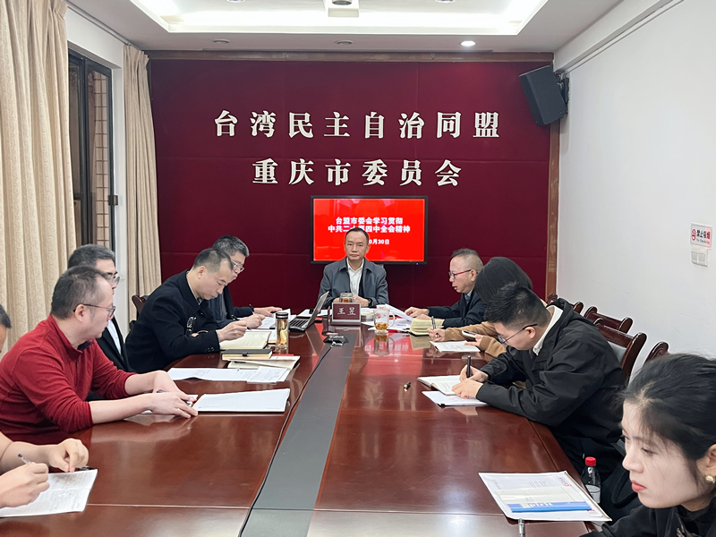 3-台盟重庆市委会参加台盟中央学习贯彻中共二十届四中全会精神座谈会